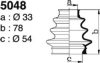 DEPA 5048 Bellow Set, drive shaft